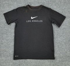 Nike Dri-Fit Los Angeles Swoosh Logo Graphic T-shirt Men Large Black