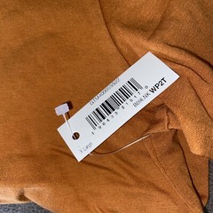 Goodthreads Men’s Short-Sleeve Cotton Crewneck T-Shirt XL Dark Caramel no pocket