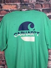 Green Carhartt Work Shirt/ Loose Fit