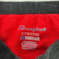 Google Mens Size L Log Birler 3/4 Sleeve Raglan Champion Shirt Red
