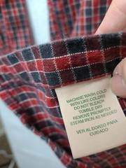St. John’s Bay Mens XLT Red Plaid Long Sleeve Flannel Shirt