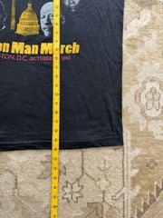 Vintage 1995 Million Man March T-Shirt Honor The Legacy MLK Malcolm X DC 90s