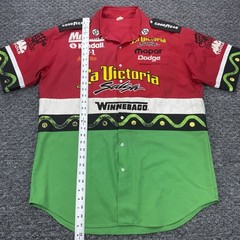 Vintage Drag Racing Shirt Mens Large Darrell Mike Gwynn Dunn Team Mopar Pit USA