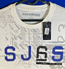 Sean John SJ65 Men’s T-Shirt XL NWT White Blue Graphic Urban Streetwear Y2K