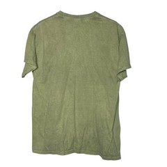 Nirvana Smiley Face Graphic T-Shirt Green Sz LG Cotton