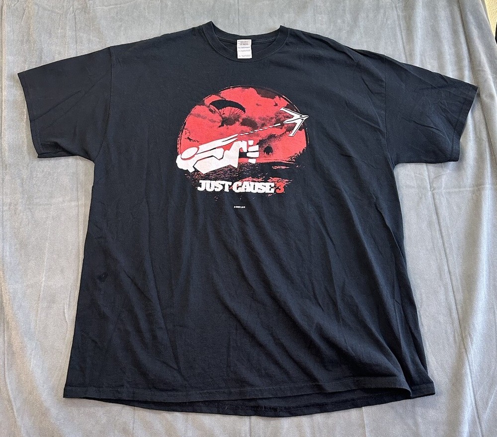 Just Cause 0003 Video Game Mens TShirt Mens 2XL 2015 Square Enix Avalanche Tee