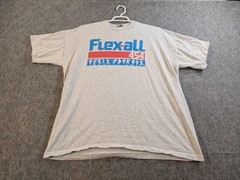 Flex-All 454 Signal Mega-Tee Vintage T-Shirt Men Gray check measurements