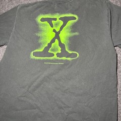 Vintage X-Files T-Shirt Large Men’s Sci-Fi Promo Tee 1994 Logo Jerzees 90’s