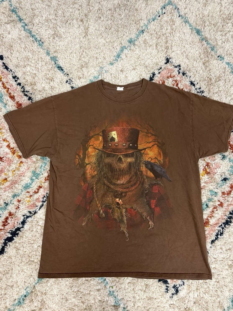 Vintage Evil scarecrow teeSize L