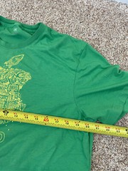 Apple Store Apple Camp T-Shirt Logo Green Computers Mac Macintosh Mens M