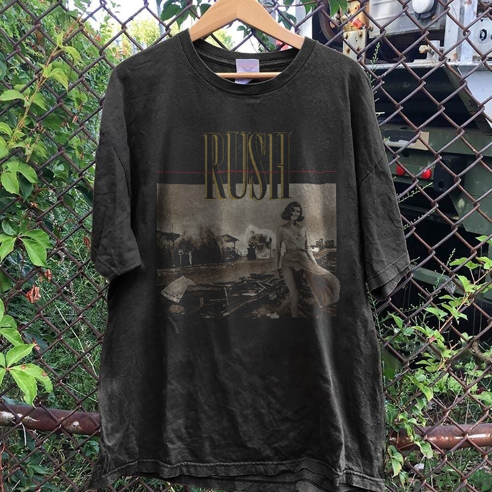 HOT! Rush Permanent Waves 1980 Black T-shirt Size S-5XL