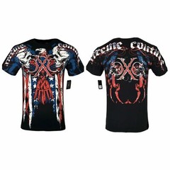 Xtreme Couture Affliction Men’s T-Shirt COUTURE PATRIOT Black Biker S-5XL