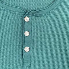 Greatland Men’s Shirt XL Green Thermal Henley Outdoor Base Layer Gorpcore