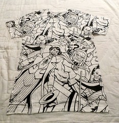 DC Comics Villains All Over Print Men’s T-Shirt – Official Supervillain Tee