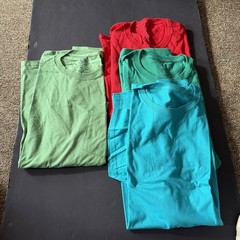 4 Fruit of the loom Men’s Cotton Plain Crew Neck Short Sleeves T-Shirts XL NEW