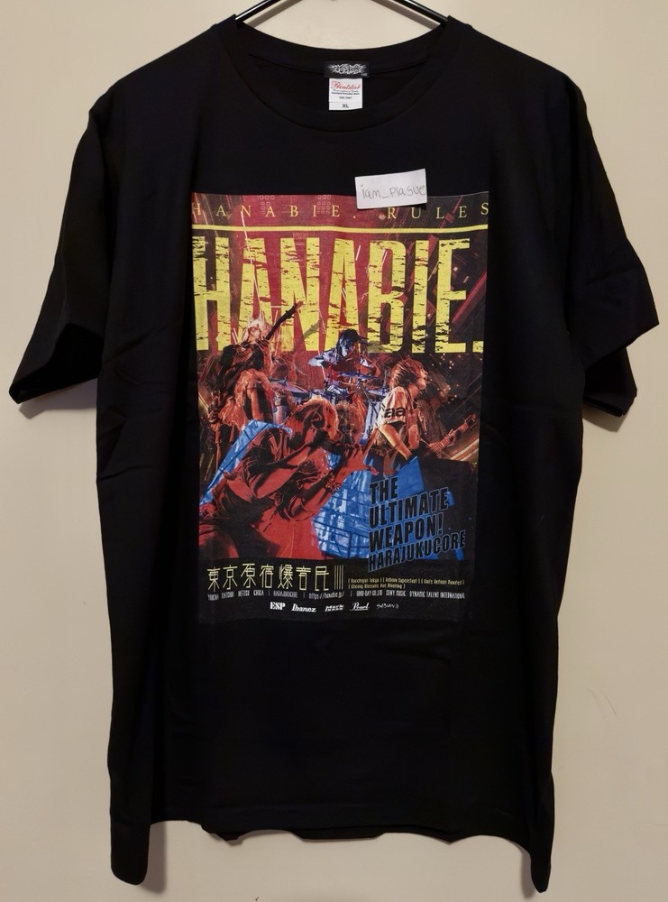 US Seller – Official HANABIE. Japan Tour Shirt XL CD Poster