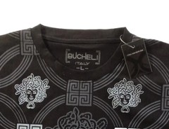 Men’s Bucheli Cotton T Shirt,Italian Style,Slim Fit,Stretch L 2XL….A20.A