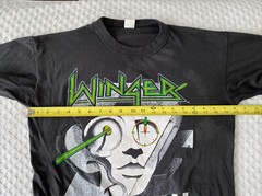 Vintage 1988 Winger Too Tuff To Tame Tour 1989 Cotton T Shirt Black Large 1980s