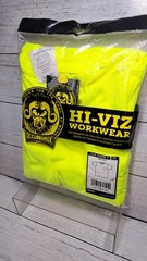 Yellow Non-ANSI Short Sleeve Wicking Birdseye T-Shirt, Left Chest Pocket