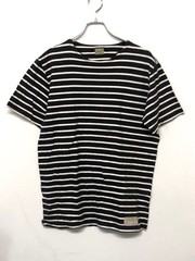 PHIGVEL MAKERS Co. Military Striped T-Shirt Size L Black/White