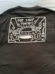 Keith Haring Pop Shop Tokyo 1987 Ripple Junction XL Double Sided T Shirt