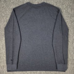 NWT VRST R&R Waffle Crew Shirt Mens XXL Darker Ardosia Slate Heather Blue 2XL
