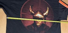 VTG Public Enemy Flavor Flav Shirt Men 2XL Black Short Sleeve Viking Hat 2009