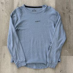Hollister Must-Have Collection Men’s Gray Waffle Knit Logo T-Shirt M