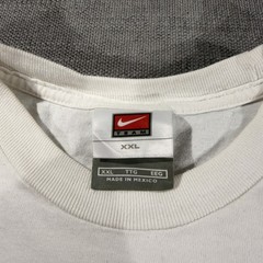 Nike T-Shirt Mens XXL White Good Central Line Camp Football Graphic Tee