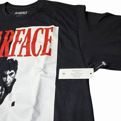Scarface Tony Montana Graphic T-Shirt Black Cotton Men’s Medium Tee NEW