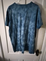 Mens T-shirt Size XL – Blue – Mayan Village Hand Dyed
