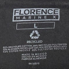 Florence Marine X Men’s Large Black Frontier Recover Tee Long Sleeve T-Shirt M19
