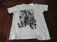 vintage COSPA STEINS GATE Collage Tshirt White Size: M