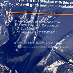 Vtg 90’s BVD Pocket T-Shirts Men’s Large Royal Blue Pre Shrunk Cotton Lot Of 2