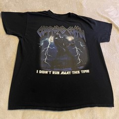 Music T Shirt Large Black Graphic Band Tee Metal Rock Lightning Streetwear