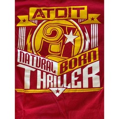 Atdit clothing co 670s finest natural birth thriller red yellow L casual shirt