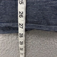 Barbour Shirt Mens Large Blue White Striped Tailored Fit Round Neck Pocket