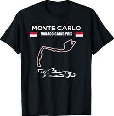 NEW LIMITED Monte Carlo Race Track Formula Racing Car Monaco T-Shirt Made In USA