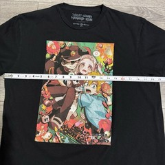 Toilet-Bound Hanako-Kun Square Enix Manga Comic Graphic Black T-Shirt Sz L Anime