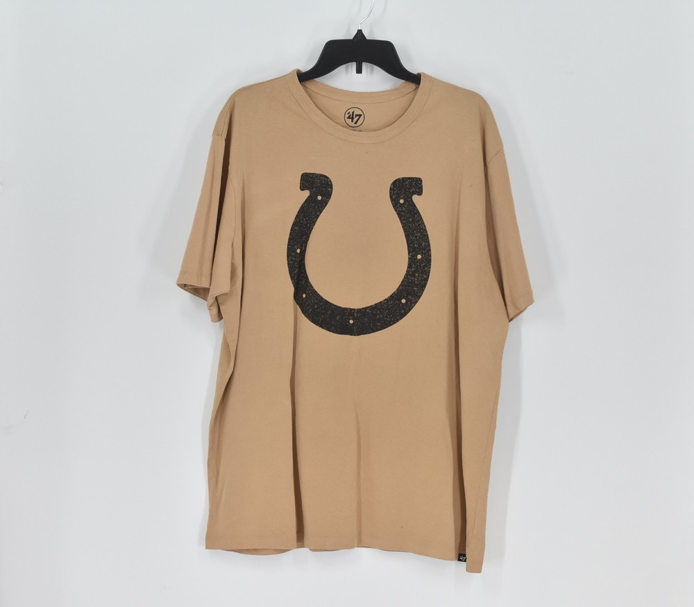 Men’s ’47 Indianapolis Colts T-Shirt in Dusted Khaki Size Medium