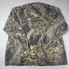 Jerzees Outdoors Mens 2x Mossy Oak Break Up Camo Long Sleeve Tee W/Pocket