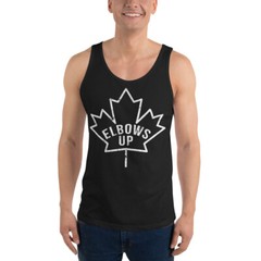 Canada Elbows Up Never 51 Tank Top, Canadian Pride Unisex Bella+Canvas Tank