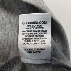 Chubbies The Van Life Graphic T Shirt Gray XL The Weekend Has Arrived Tee