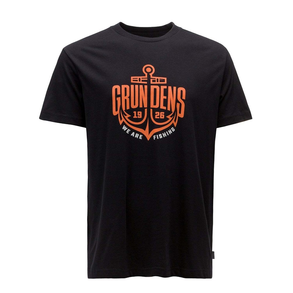 Grundens Men’s Logo Anchor SS T-Shirt