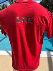 Vintage 80’s Panama City Beach Florida Lee Glitter Letters T Shirt Mens L Large
