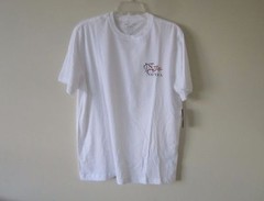 Nautica Crew Neck 1983 Flag Men’s T-Shirt Right White M MSRP $24.50 NWT