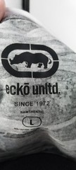 Ecko Unltd Men’s T-Shirt WHITE Black Camo Design Graphic V-Neck EO31K806