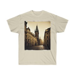 gothic style architecture prague design shirt