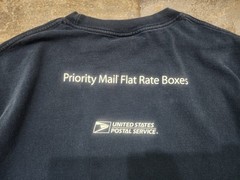 Vintage Y2K USPS Men’s 2XL United States Postal Service Priority Mail T Shirt