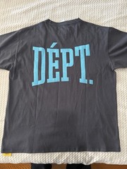 Gallery Dept. Men’s Black Crew Neck Short Sleeve Logo Graphic Cotton Tee Size M